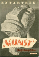 ナチスによる「頽廃芸術展」パンフレット　1937